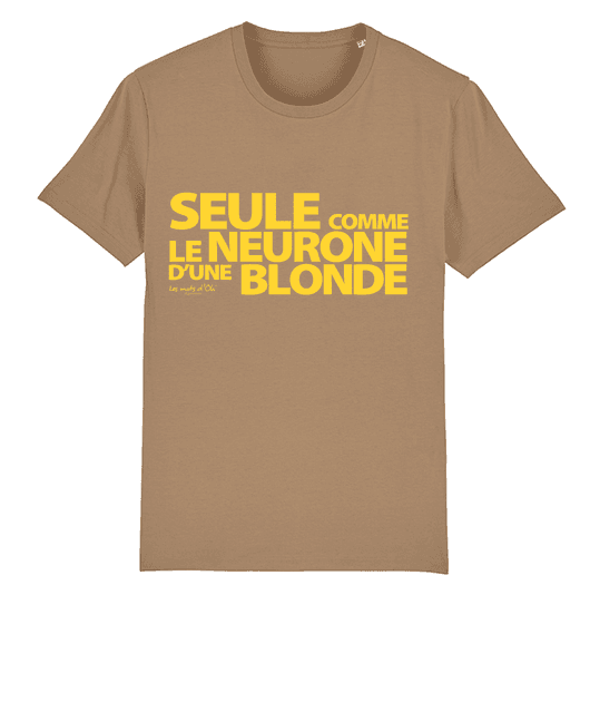 Seule comme le neurone d'une blonde